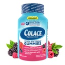 Gummies de amaciador de escabeça de cola, Gentil Dependable Obstipation Relief Magnesium Citrate Gummies, No.1 médico recomendado marca de amaciador de escavadeira, Berry Flavored 60ct