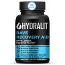 Rave Recuperação Ajuda Vitaminas Após Pílulas de alívio da festa Music Festival Acessórios Rave Essentials 5-HTP Suplemento Eletrolíticos Hidratação melhores manhãs Serotonin Energia Hangover 120 Cápsulas