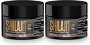 Shilajit Resin - Orgânico Shilajit Resin Terceiro partido testado rico em 85 + Trace Minerals, ouro grau Himalayan Puro Shiljait para a energia (1 Fl Oz (Pacote de 2))