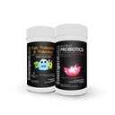 Intelligent Labs 2-em-1 pacote de Probióticos para Crianças com Sunfiber e FOS + Probióticos para Mulheres ( Fórmula UTI com Cranberry & D-Mannose), Sem Refrigeração Necessária, 2 meses de fornecimento por garrafa