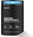 Creapure Creatina Monohidrato Pó – Sem sabor, 5000mg, 100 Servões – Aumentar o Crescimento Músculo, Força, Desempenho e Saúde do Cérebro – Não-GMO, Sem Glúten, HPLC Testado, NSF Certified