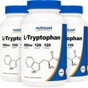 Triptofano 500mg, 120 Cápsulas (3 frascos)