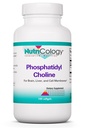 Nutriology Phosphatidyl Choline Supplement - Cápsulas de Lecitina, Enzimas Digestivas para Fígado, Suporte de Digestão Gorda, Suplementos de Colina para Fígado Gordo, 1540mg Softgels - 100 Contagem