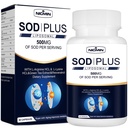 Superóxido Dismutase Suplemento 500mg - SOD Mais com glutationa lipossómica, AKG, Extrato de chá verde, L-Arginina, Lisina, Resveratrol e Vitamina E para suporte imunológico, Antioxidante 60 Cápsulas