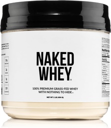 NAKED Whey 1Lb - Apenas 1 Ingrediente, Grass Fed Whey Protein Powder, Sem desnaturação, Sem Gmos, Sem Soja, Glúten Livre, Estimular o crescimento, Melhorar a recuperação - 15 Servings