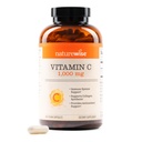NatureWise Vitamina C 1000mg Cápsulas - Força extra Vegan Vitamina C para Antioxidante diário e suporte imunológico - Não-GMO, EUA Fabricado - 360 Cápsulas[360-Day Supply]