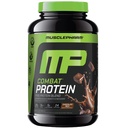 MusclePharm Combat Protein Powder, Chocolate sabor de leite, Combustíveis Músculos para treinos produtivos, 5 Fontes de Proteínas Incluindo Whey Protein Isolate & Egg Albumina, Gluten Free, 2 lb, 24 Servings