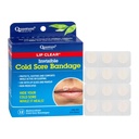 Lábio de saúde quântico clarear manchas frias invisíveis para lábios ajudar a acalmar o escudo e esconder feridas frias - Ajuda a prevenir a contaminação - Febre Blister Bandages para mulheres e homens - 12 Conde
