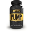 5% Nutrition Core Pump Caps □ NO2 Nitric Oxide Booster Supplement Pills □ All Natural Ultra Low Stim Preworkout Supplement (5mg Cafeína) (30 cápsulas)