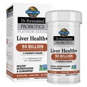Jardim da Vida Dr. Probióticos Formulados Platinum Series Fígado Saúde+ 90 bilhões CFU Garantido, Um Probiótico por dia para Detoxificação Saudável & Eliminação Suporte, Vegan, Glúten Livre, 30 Cápsulas