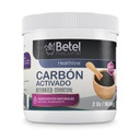 Betel Natural Premium Carvão Ativado / Carbon Activado Pó 100% Puro Ultra Fine - 2 Oz