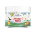 Naturals Nórdico Omega-3 Gummies Nórdico, Tangerina - 60 Gummies - 82 mg Total Omega-3s com EPA & DHA - Não-GMO - 30 Servings