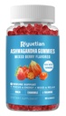Ashwagandha Gummies para mulheres e homens - alívio de estresse, apoio imunológico e aumento de energia - Açúcar livre, Vegan - Suplementos orgânicos Ashwagandha raiz Gummy- Natural morango sabor (60 Conde)