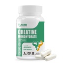 Creatina Cápsulas mono-hidratadas, Pílulas Creatinas Puras Micronizadas para Exercício Enhanced e Crescimento Músculo, Absorção Fácil, Não-GMO, Sem sabor - 210 Cápsulas