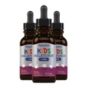 Piping Rock Kids Melatonina Líquido 1 fl oz 1mg Pacote de 3 Garrafas Berry Flavor Drops