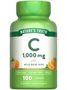 Nature's Truth Vitamina C 1000 mg com quadris de rosa