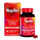 MegaRed Omega-3 Krill Oil 500mg softgels de força extra (40 contagem em uma caixa) - Krill Oil Sem gosto de peixe