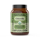 Produtos naturais completos Cápsulas de chlorela orgânica, 500mg, 100ct, Puro Verde Algas Superalimento, Detox e Imune Suporte, Vitamina B12 & Clorophyll Rich, Baseada em plantas, Vegan, Não-GMO