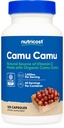 Nutricost Camu Camu 1000mg, 120 Cápsula - CCOF Certified Made with Organic, Non-GMO and Gluten Free
