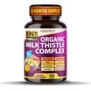 Complexo de cardo de leite orgânico VEGATOT 9 em 1 Fórmula - com cardo de leite Alcachofra NAC Zinco Dandelion Berberine Burdock Pepper Preto (150 Contagem de 1))