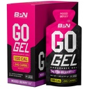 NUTRIÇÃO DE DESEMPENHO BARE, BPN Go Gel Endurance, 24g de carboidratos e 100 calorias por embalagem, Vegan + Gel de corrida sem glúten, 10 Pacotes de serviço único, Berry misto