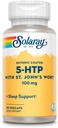 SOLARAY 5- HTP Plus Erva de São João - 30 Cápsulas Entérico- Revestidas - 100 mg - 30 Serventes