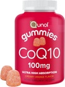 Qunol CoQ10 Gummies por Qunol, 100 mg, Delicious Gummy Supplements, Ajuda a apoiar a saúde do coração, 60 ct