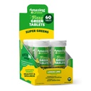 Comprimidos Efervescentes de Grass surpreendentes: Green Superfood Tablet sabor água com antioxidantes & Verdes alcalinizantes, Limão, 60 contagem