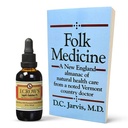 Solução de Iodo 2% do J.CROW'S® Lugol & 'Folk Medicine' Book Bundle: Formulação de Iodo Essencial Desde 1829 emparelhado com um Almanaque da Nova Inglaterra de Conhecimento em Saúde Natural