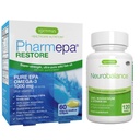 Igennus Pharmepa Restaurar EPA + Neuroequilíbrio Zinco, Magnésio e Vitamina B6 Mood Health Bundle para Atenção e Foco