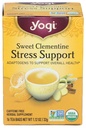 Yogi chá orgânico doce Clementine suporte suplemento, 16 contagem