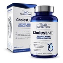 1MD Nutrition CholestMD com Extrato de Folha de Oliva, Bergavit, Niacin, Alho          . 60 Cápsulas