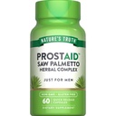 Nature's Truth Prostate Support Suplementar para homens com serra Palmetto, Pygeum, Stinging Nettle 60 Herbal Complex Cápsulas Não-GMO e Glúten Grátis
