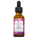 HERITAGE STORE Black Seed Oil w/ 3% Thymoquinone, Omega 6 9 - Nigella Sativa Liquid Oil, Frio Pressionado a partir de sementes pretas, Joints, Digestion e Imune Support, Vegan, 60-Day Garantia, 30 Serv, 1 fl oz