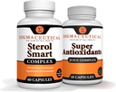 Niacina – Beta Sitosterol – Policosanol – Esterol de Planta - Alho – Suplemento Cayenne Plus Super Antioxidante Suplemento - Goji Berry, Acai Berry, Mangosteen, Resveratrol, Romã & Noni