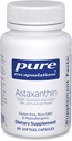 Puro Encapsulamentos Astaxantina □ Suplemento antioxidante para articulações, pele e saúde ocular, e Radicais Livres* □ 60 Cápsulas Softgel