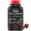 Tart Cherry Capsules (2400 MG - 120 Count) da Montmorency Cherry Extract □ Fornece antioxidantes, antocianinas, & fitonutrientes □ Tart Cherry para dormir e mais!