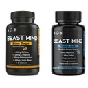Energia do dia e noite com o pacote de ajuda para o sono 400mg Cafeína 600mg Ashwagandha 200mg Lions Mane aumento de energia & foco & humor Ajuda para o sono com GABA, Valerian Root, Camomila, Melatonina, Magnésio