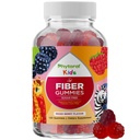 Alta gomas de fibra prebiótica para crianças - Suplementos de fibra digestiva digestiva & constipação - Chicory raiz crianças gomas imunitárias - Suplementos nutricionais digestivos não-GMO & Vegan - 120 contagem