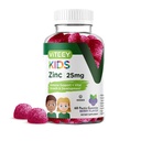 Zinco Viteey para chicletes para crianças, 25mg - Apoio imunológico - Poderoso antioxidante natural, Crianças Zinc Suplemento de Vitamina - Vegan, Gelatina livre, Glúten grátis - Gostoso Chewable Berry sabor Gummy