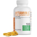 Bronson Vitamina C 1000mg Premium Não-GMO comprimidos de ácido ascórbico, 100 contagem