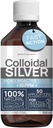 Líquido Coloidal Prata 8 fl oz 10 PPM - Água de Prata Hidrosol Bioativa - Suporte Imune Natural Solução de Suplemento Nano Sol - Mineral Iônico de Qualidade - Prata Estruturada Orgânica