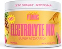 Dr. Price's Electrolyte Mix – Pó de hidratação sem açúcar com 72+ Trace Minerals □ Sem açúcar, Eletrolíticos de dissolução rápida Empacotes de Pó □ Tropical, 90 Servings