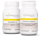 Integrative Therapeutics Bundle with Active B-Complex, 60 Cápsulas & Vitamina E, 60 Softgels - Active B-Complex para suportar o metabolismo energético* - Vitamina E para apoiar a saúde do coração e atividade antioxidante*