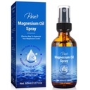 Spray de óleo de magnésio-100% Orgânico Natural Magnésio Spray-Nourish A pele fácil de absorver e usar-Glass garrafa 2 fl oz