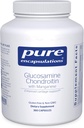 Encapsulamentos puros Condroitina de Glucosamina com Manganês Suplemento para Apoio Conjunto, Conforto, Mobilidade, Integridade e Saúde da Cartilagem e Tecido Conectivo* 360 Cápsulas