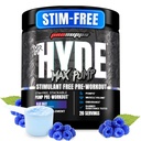 ProSupps Sr. Hyde Max Bomba Pré-treino em pó - Stim-Free Pré-treino suporta fluxo de sangue, volume muscular e resistência - Cafeína-Free Nitric Oxide Gym & Fitness Supplements (Blue Razz, 20 Servings)