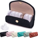 BAGSFY Organizador de pílulas semanais 2 vezes por dia em uma caixa de pílulas de tecido bonito, saco de medicina, caixa de pílulas AM PM 7 dias, caixa de viagem de medicação portátil para pílulas, vitaminas, óleo de peixe, suplementos.