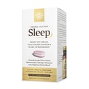 Solgar Triple Action Sleep, 60 comprimidos Tri-Layer - Melatonina e L-Theanina + mistura de ervas - ajuda você a relaxar, cair dormindo rápido e ficar dormindo mais - não-GMO, sem glúten - 60 Servings
