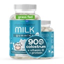 Colostrum Gummies para Crianças Adultos Idosos □ Colostrum Milk Protein Gummies with Vitamina B Complex